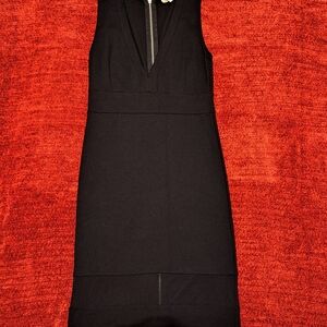 Elegant Black Stretch Sleeveless Dress